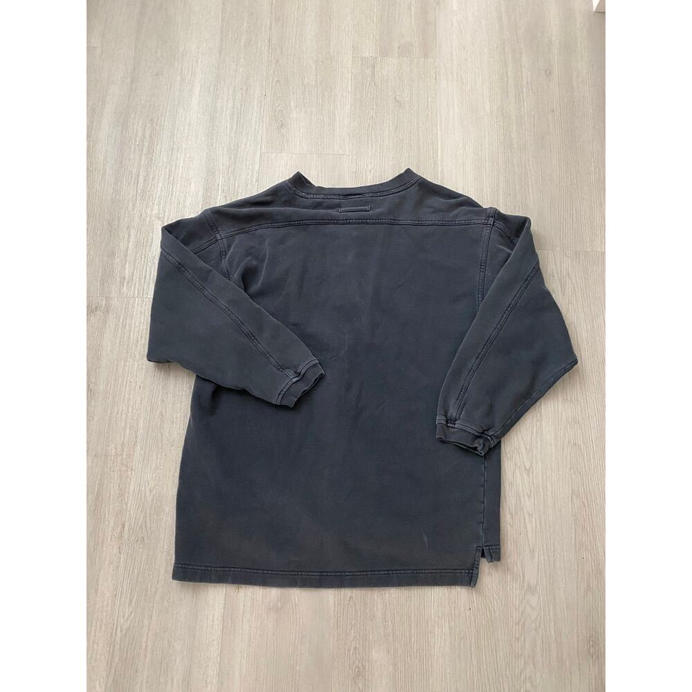 Disney Parks Mickey Mouse Embroidered Henley Shirt Gray M - Picture 4 of 4